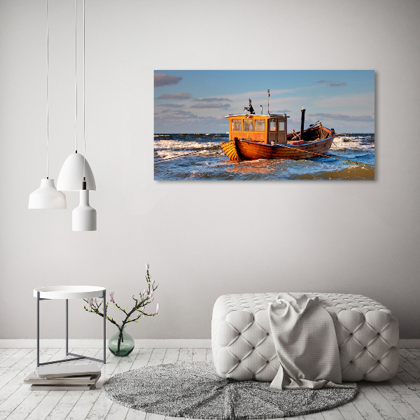 Print on acrylic Fishing boat