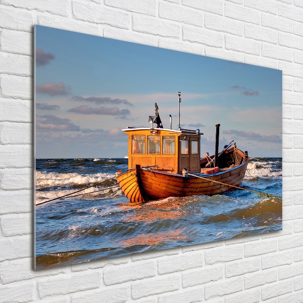 Print on acrylic Fishing boat