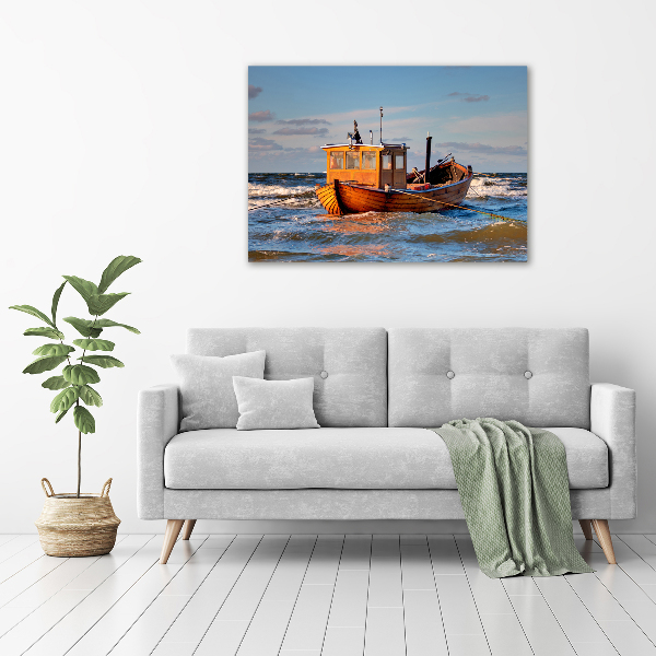 Print on acrylic Fishing boat