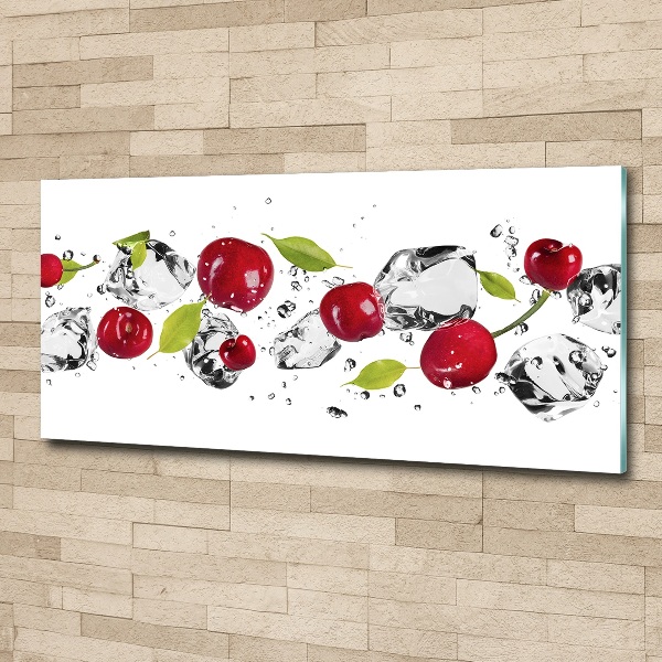 Print on acrylic Cherries and water