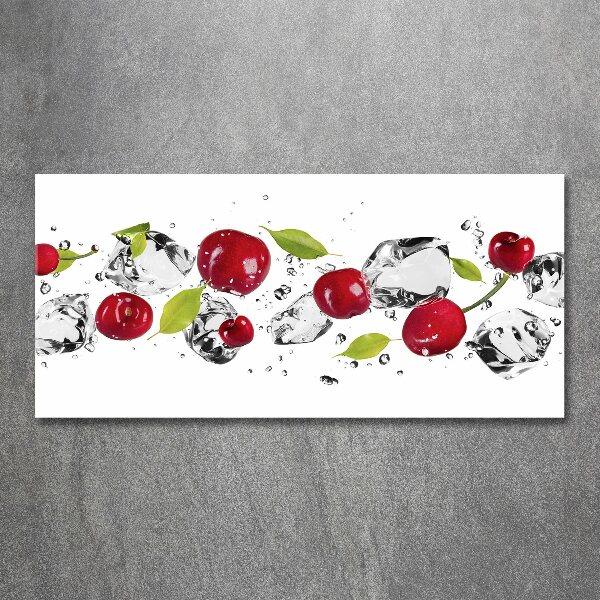 Print on acrylic Cherries and water