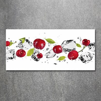 Print on acrylic Cherries and water