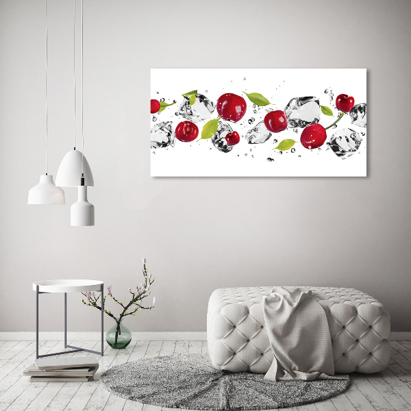 Print on acrylic Cherries and water