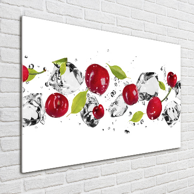 Print on acrylic Cherries and water