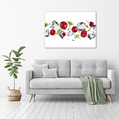 Print on acrylic Cherries and water