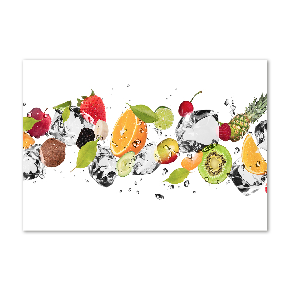 Print on acrylic Fruit and water