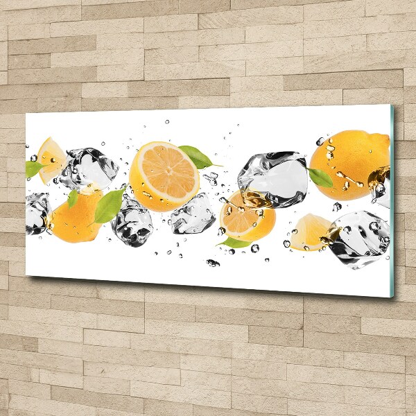 Acrylic wall art Lemon and water