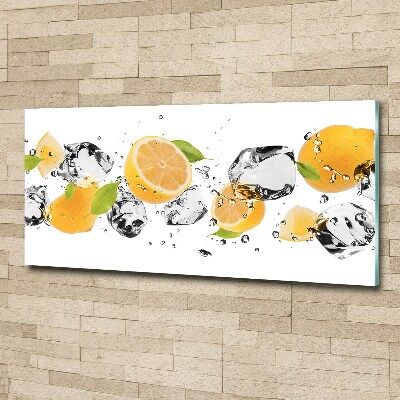 Acrylic wall art Lemon and water