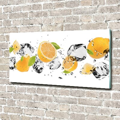 Acrylic wall art Lemon and water