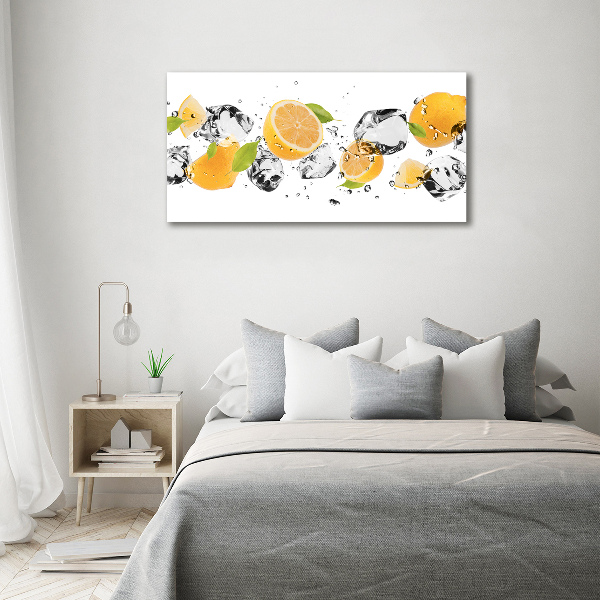 Acrylic wall art Lemon and water