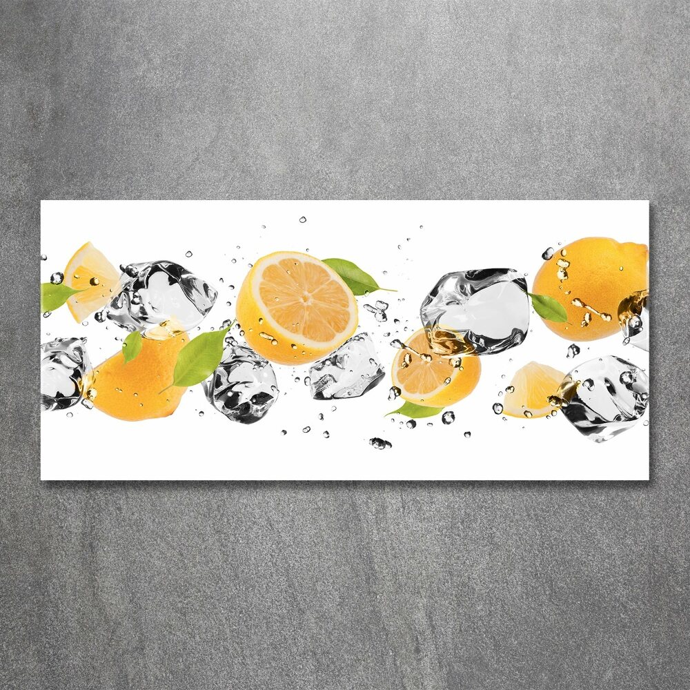 Acrylic wall art Lemon and water