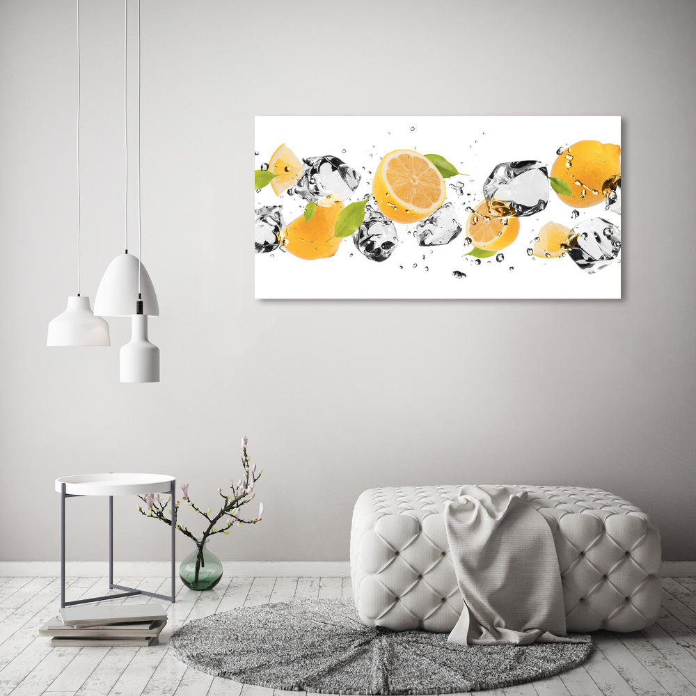 Acrylic wall art Lemon and water