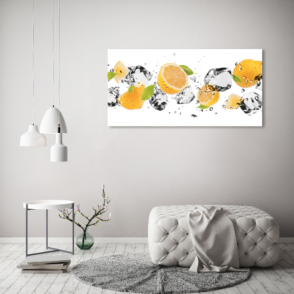 Acrylic wall art Lemon and water