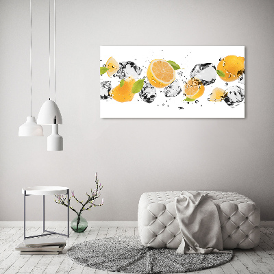 Acrylic wall art Lemon and water