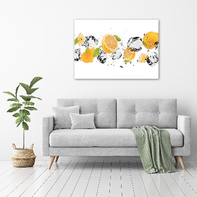 Acrylic wall art Lemon and water