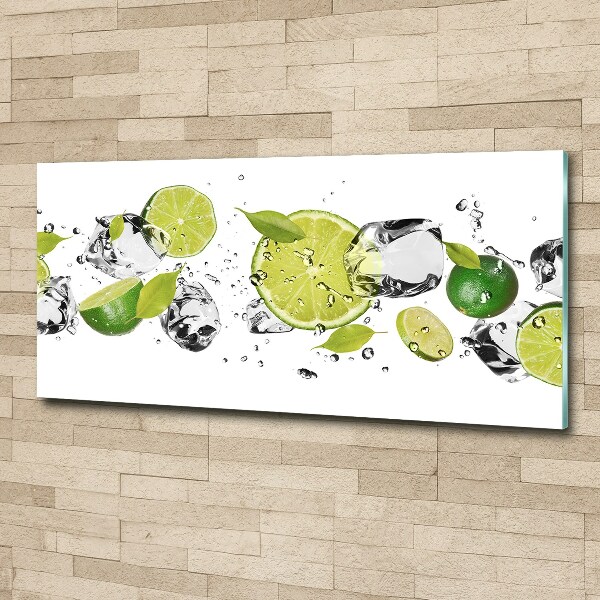 Acrylic wall art Lime and water