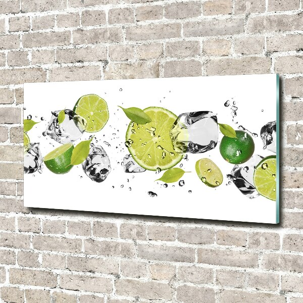 Acrylic wall art Lime and water