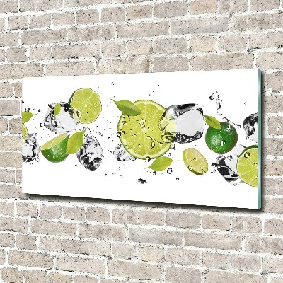 Acrylic wall art Lime and water