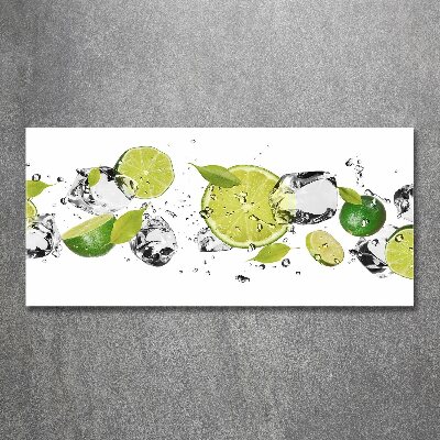 Acrylic wall art Lime and water