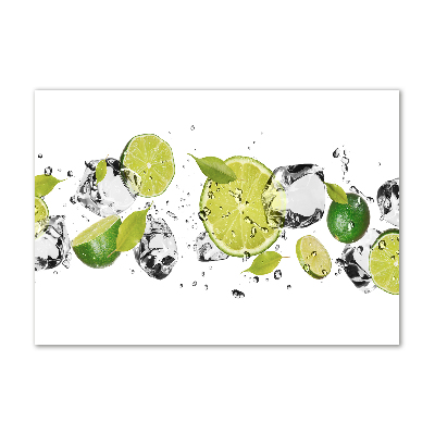 Acrylic wall art Lime and water