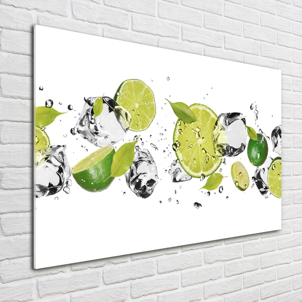 Acrylic wall art Lime and water