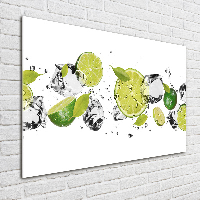 Acrylic wall art Lime and water