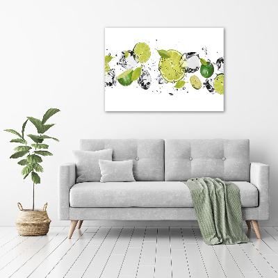 Acrylic wall art Lime and water