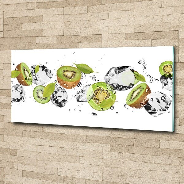 Acrylic print Kiwi and water