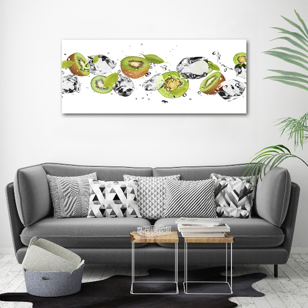 Acrylic print Kiwi and water