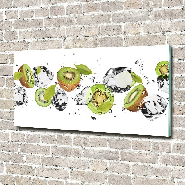 Acrylic print Kiwi and water