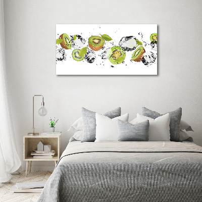 Acrylic print Kiwi and water