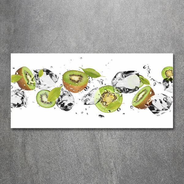 Acrylic print Kiwi and water