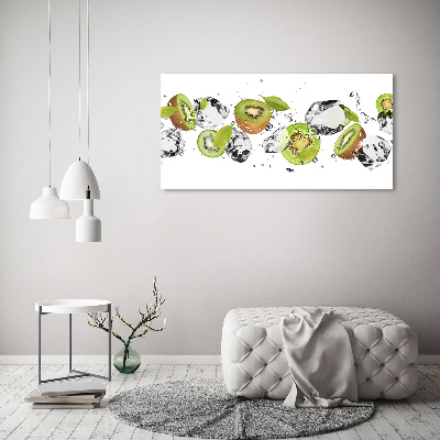 Acrylic print Kiwi and water