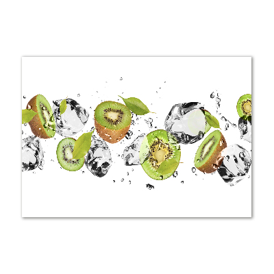 Acrylic print Kiwi and water