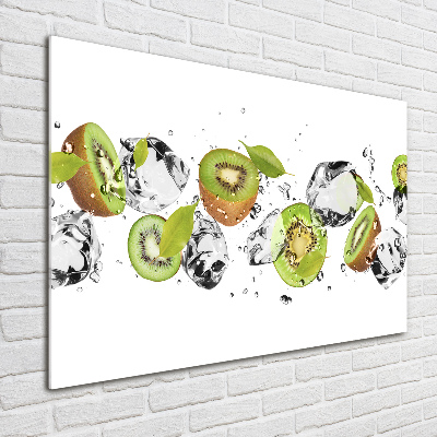 Acrylic print Kiwi and water