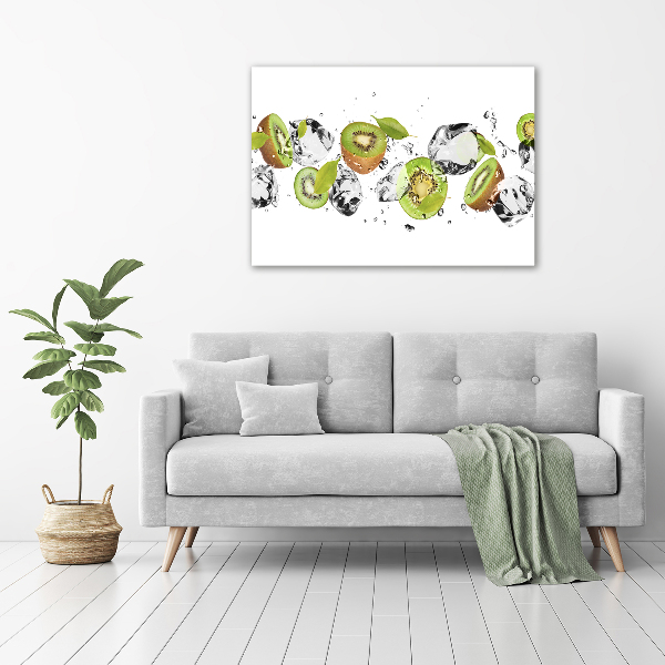 Acrylic print Kiwi and water