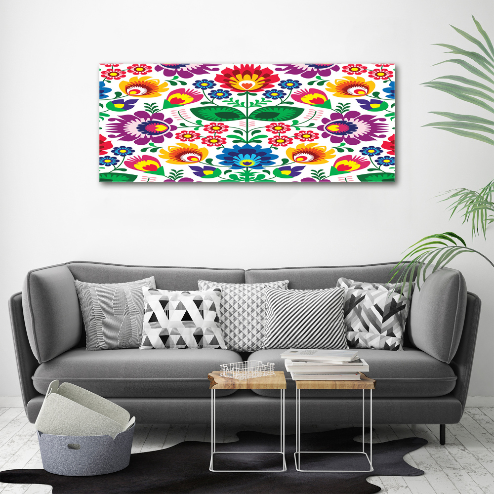 Print on acrylic Ethnic pattern