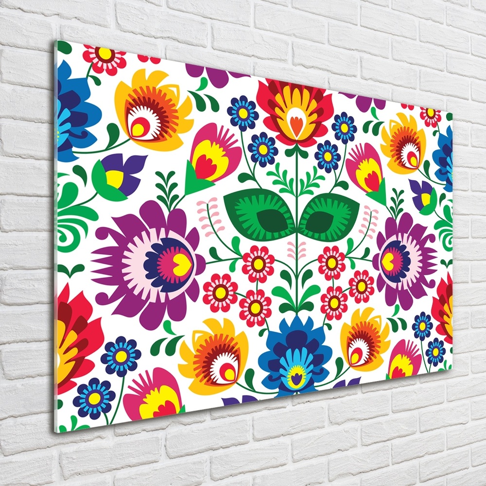 Print on acrylic Ethnic pattern