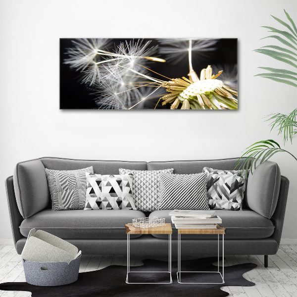 Wall art acrylic Dandelion seeds