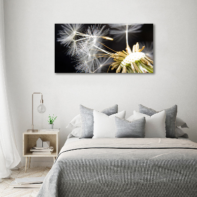 Wall art acrylic Dandelion seeds