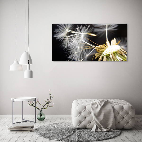 Wall art acrylic Dandelion seeds