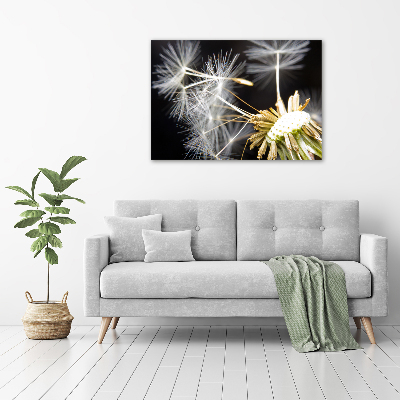 Wall art acrylic Dandelion seeds