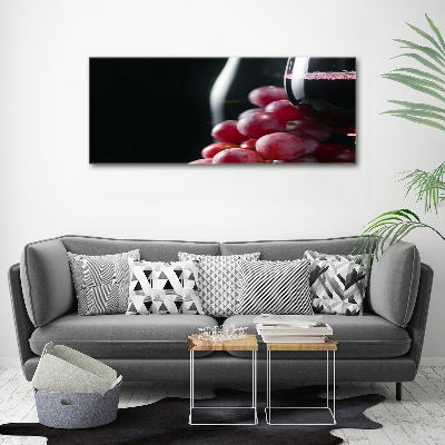 Acrylic wall art Grapes and wine