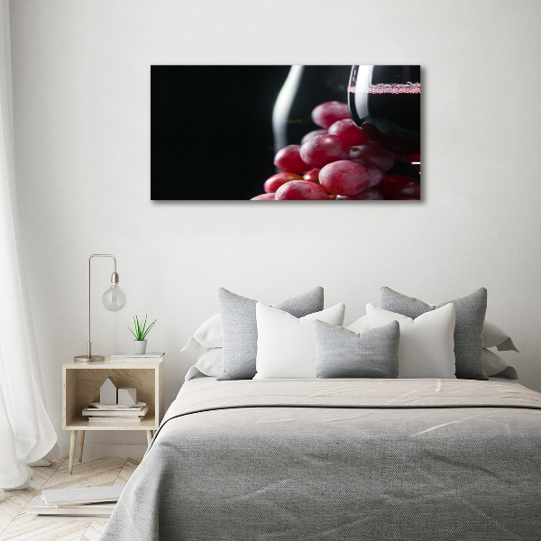 Acrylic wall art Grapes and wine