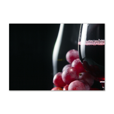 Acrylic wall art Grapes and wine