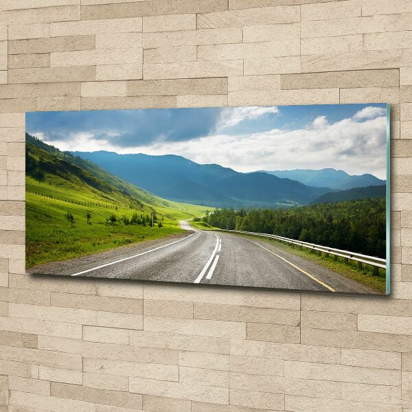 Wall art acrylic Road in the mountains