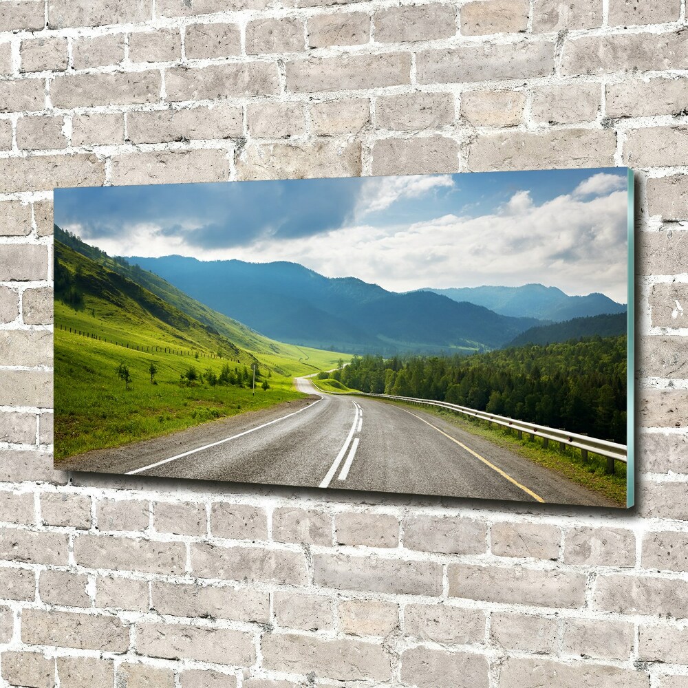 Wall art acrylic Road in the mountains