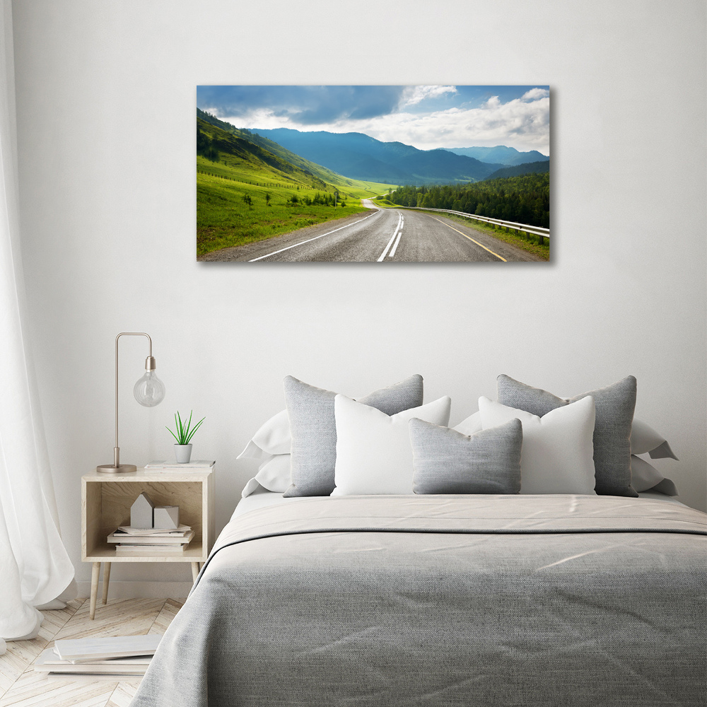 Wall art acrylic Road in the mountains