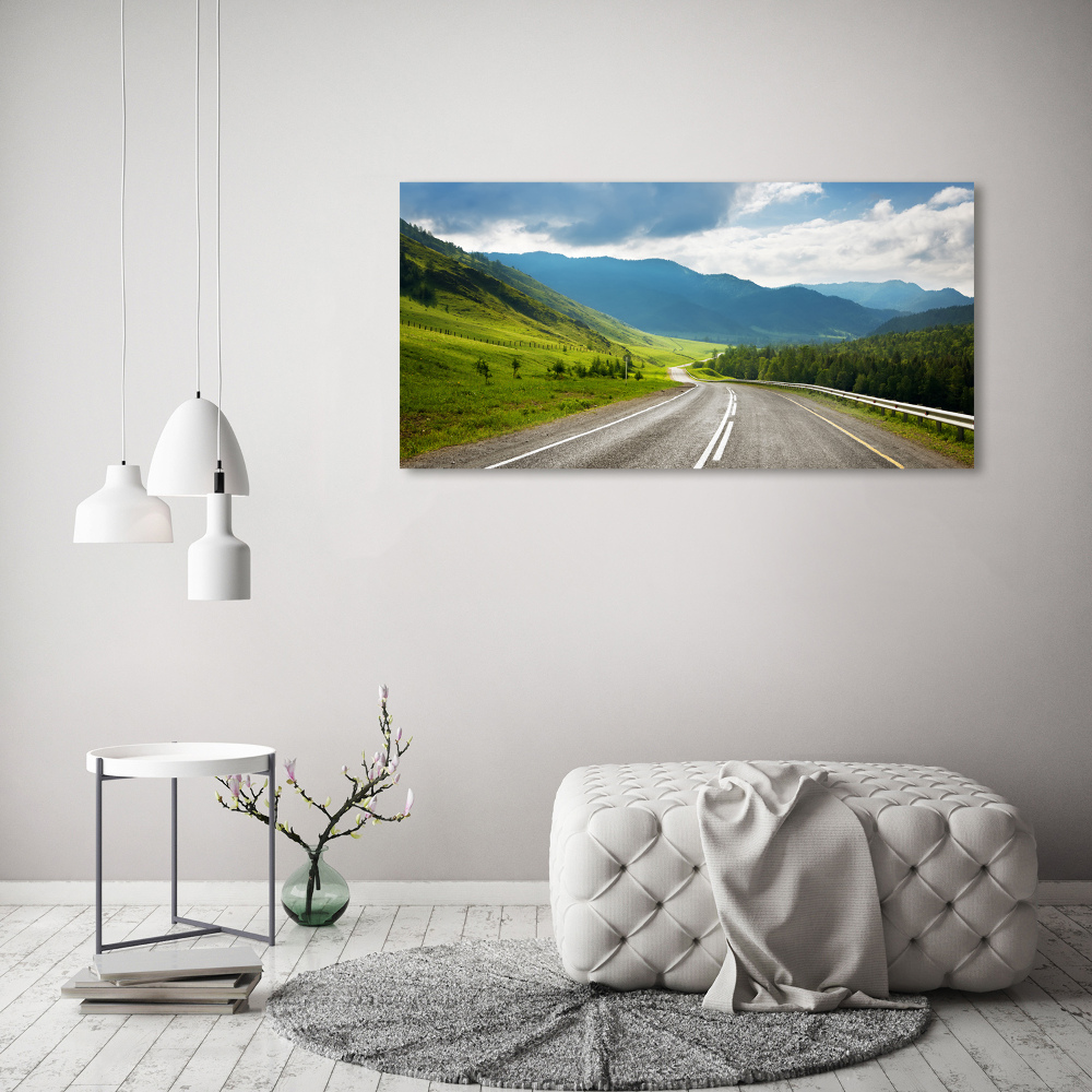 Wall art acrylic Road in the mountains