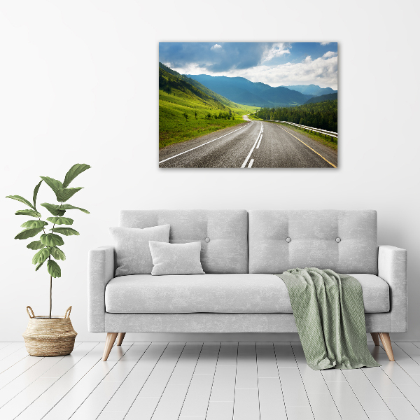 Wall art acrylic Road in the mountains